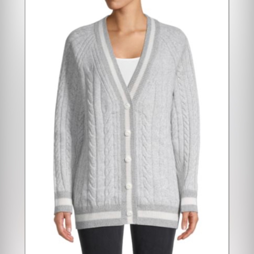 Rag & Bone Theon Extra Fine Merino Wool Cardigan XS